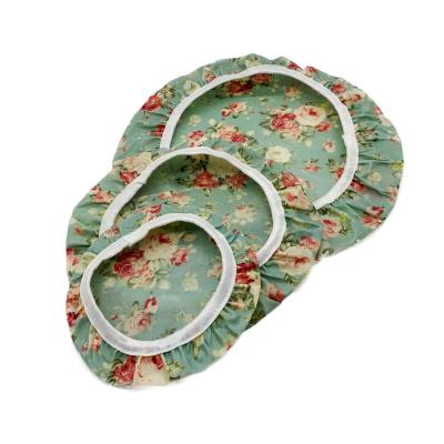 China elasticized reusable tissue beeswax bowl covers food wrap S/M/L/Custom sizes for sale