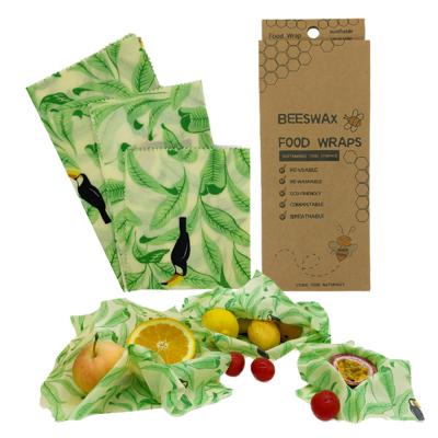 China USDA Beeswax Food Wrap 100% Sustainable Organic Natural Beeswax Eco-Friendly Wrap For Storage Totes for sale