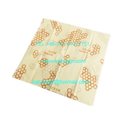 China Environmental Protection REUSABLE BREATHABLE BEESWAX WRAP for sale