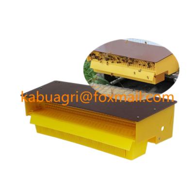 China Hot Selling Hive Beekeeping / Yellow Wooden Pollen Trap Plastic Box With Pollen Collector for sale