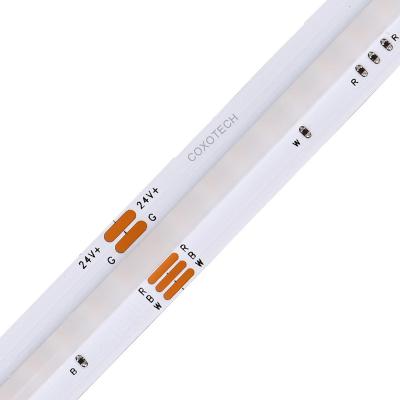 China Theme Park A5000 784led Wide Cob RGBW Ra90 12mm Led Strip Light for sale