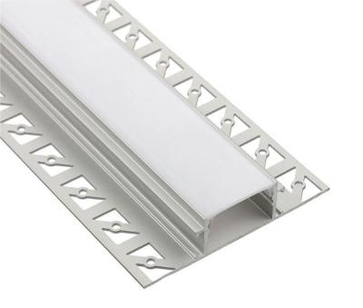 Cina Channel LED Plaster Profile Recessed Drywall LED Aluminum Profile For Ceiling Wall in vendita