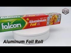 Tin Aluminum Foil Roll 7 Micron Disposable Food Packing For Refrigerator