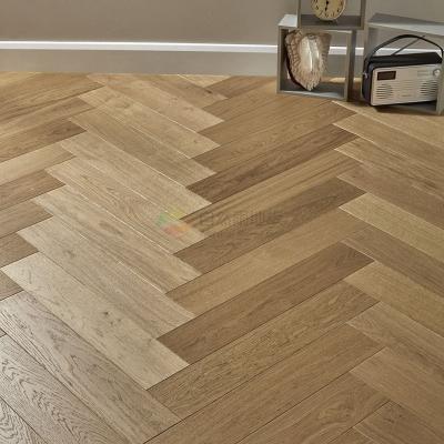 China AC4 Modern Outdoor Wear Resistant Engineered Parquet Flooring Design Oak Wood Flooring for sale