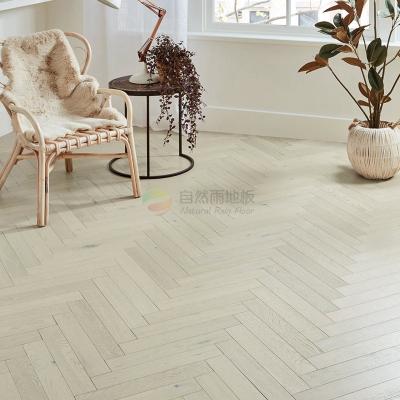 China Modern 100% European Wide Flooring Parquet Timber Plank White Oak Wood Parquet for sale