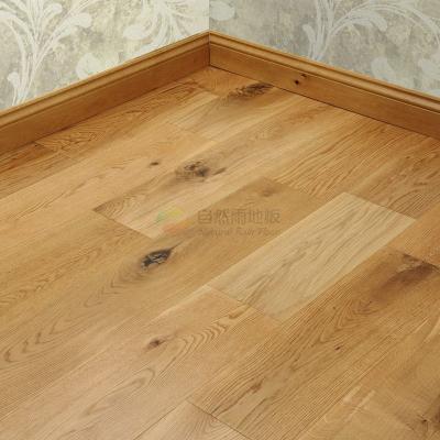 China Modern 8mm To 12mm Smooth Laminate Indoor Flooring AC5 Brown Laminate Flooring Hdf for sale