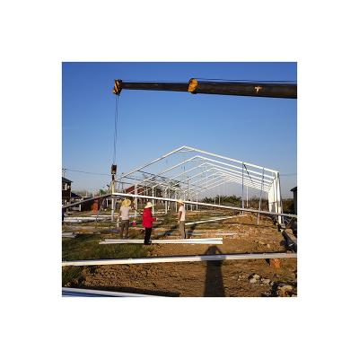 China Outdoor Rain Proof Warehouse Tent Steel Structure Workshop Colored Steel Tile Tent for sale