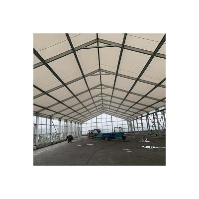 China Modern Outdoor Rain View Commercial Glass Proof Commercial Aluminum Greenhouse for sale