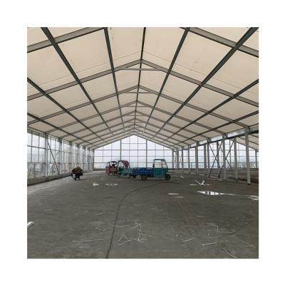 China New Outdoor Professional Rain Proof Glass Material Greenhouse For Flowers For Outdoor Supplies for sale