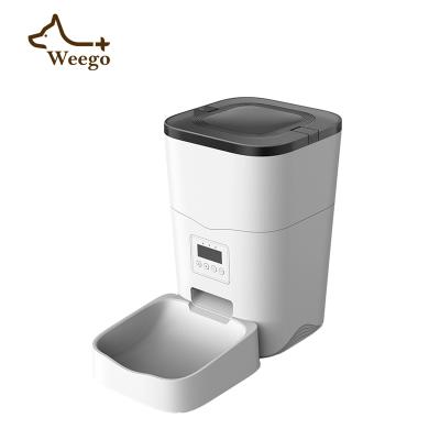 China Hot Selling Weego Amazon Automatic Wi-Fi Enabled Smart Driver for Cats and Dogs Automatic Dog Food Dispenser Microchip Pet Driver for sale