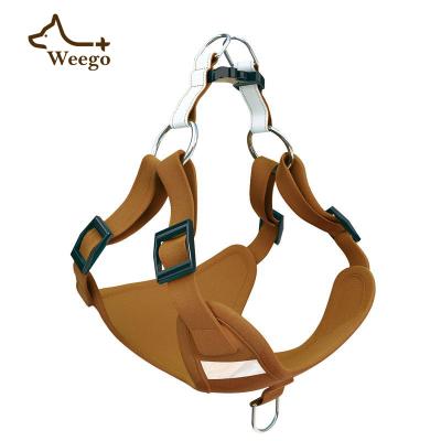 China Reflective Type Breathable Dog Rope Suede Pet Chest Weego Cat And Dog Pull Rope Vest Walking Strap for sale