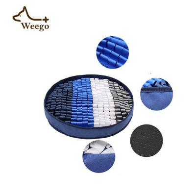 China Weego 2021 Viable Hot Sale Reusable Dog Training Pad Cat Dog Eat Food Pet Training Pads for sale