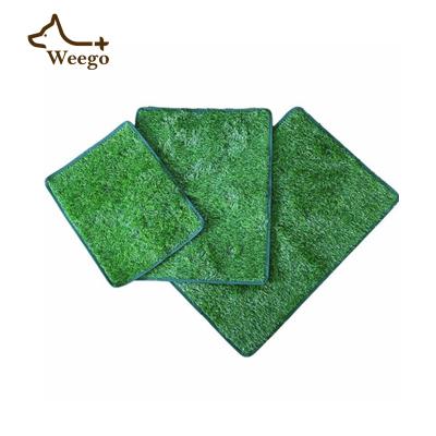 China Fixed Point Viable Toilet Training Mat Pet Lawn Simulation Dog Weego Potty Pet Cleaning Pad for sale