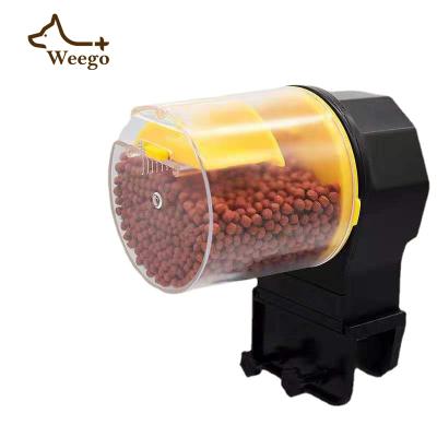 China Weego Automatic Hot Sale with 2 Food Feeders and 1 Automatic Fish Loop Fish Feeder Timer Feeder for Aquariums Chip Pet Feeder for sale