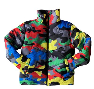 China 2021 Hot Sales Winter Snow Bubble Camouflage Stripper Jacket Men's Casual Jacket QUICK DRY UNISEX Warm Pilot Jaket for sale