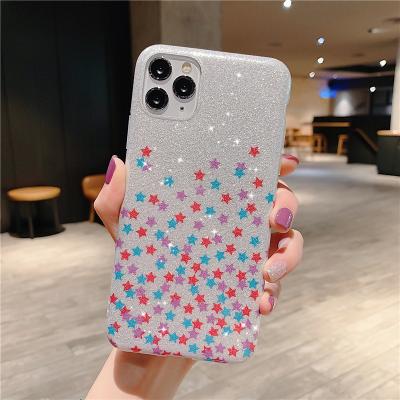 China Premium Glitter Design Shiny Stars And Flowers Design TPU Protect Phone Case For iPhone 7 8 X XR XS Max 11 Modes Case For iPhone 12 for sale