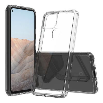 China Clear Anti-fall Mobile Phone Accessories Case Transparent Acrylic Bumper Cover For Google Pixel 5A 5G for sale