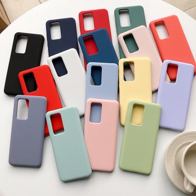 China Femail/male liquid silicone for iphone case full body retail box,for huawei nova 6 se liquid matte silicone case for sale