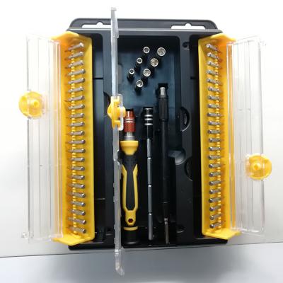 China Multi Functional 55-In-1 Tool Kit With Screwdriver Bits And Sockets for sale