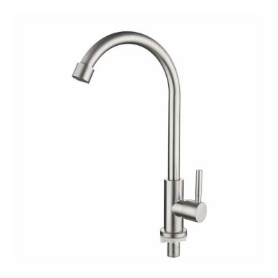 China Modern Best Selling Light Luxury Modern Style 304 Material Cooling and Heating Function Kitchen Faucet Single Handle Single Hole CF5111 for sale