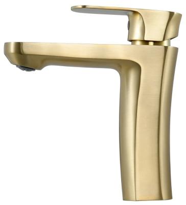 China Manufacturer Wholesale Luxury High Quality Zinc Alloy Single Modern Rod Bathroom Basin Faucet Hardware for sale