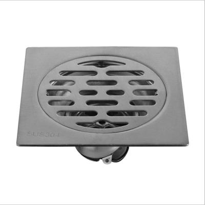 China Contemporary 304 Stainless Steel Deodorizer Floor Drain Sewer Washing Machine Bathroom Floor Drain Thickened Square Thickened Floor Drain for sale