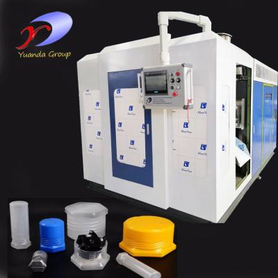 China Automatic Package Blow Molding Machine Tool Bottle Drill Bits Box Making Machine Plastic Double Station Plastic Package Blow Molding Machine for sale