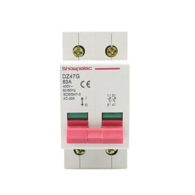 China Factory direct supply overload short circuit breaker household isolating switch DZ47G-2 for sale