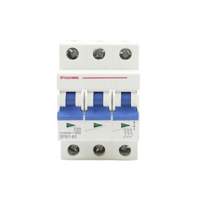 China Wholesale Automatic small circuit breaker 4p reclosing external protection switch SPB7-63-2 for sale