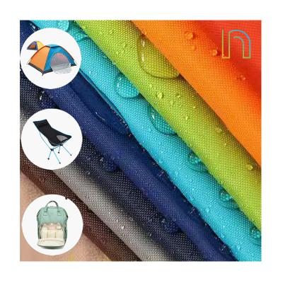 China Waterproof 420d 600d Polyester Material Coated Oxford Cloth Waterproof Cloth Fabric For Bag And Tent for sale