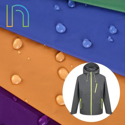 China Factory Wholesale Waterproof 420t Woven Ripstop Fabric 100% PVC Nylon Waterproof Fabrics For Jacket Coat for sale