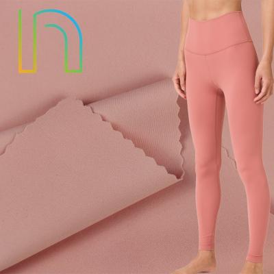 China Factory Wholesale 80 Nylon 20 Spandex 4 Way Stretch Fabrics Breathable Fitness Pants Yoga Sport Swear Fabric for sale