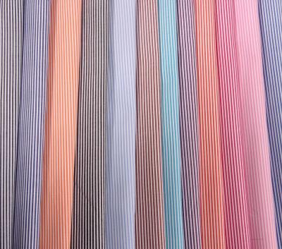 China Breathable 100%cotton Yarn-dyed Chaoyang Stripe Plain Fabric Spring And Summer Shirt Ladies Dress Fabric for sale