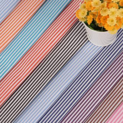 China Stock Cotton Chaoyang Stripe Shirt Dress Fabric Plain Woven 100% Yarn-Dyed Yarn-Resistant Fashion Tear-Resistant for sale