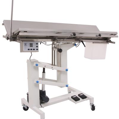 China Superior Stainless Steel Upgraded Version Heated Electric Compatible Veterinary Table Above Operating Table V for sale