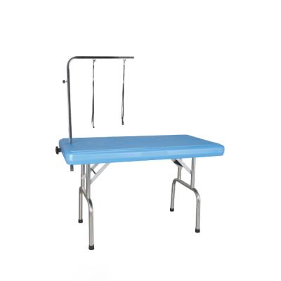 China Lightweight Viable Dog Folding Table Pet Grooming Cleaning Table for sale