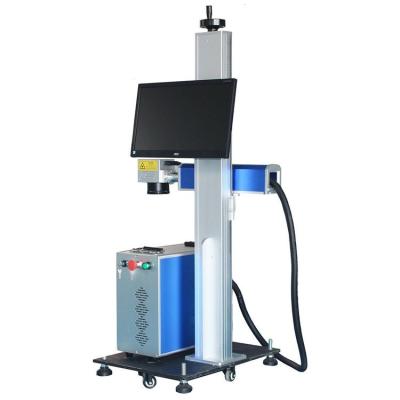 China Widely Used Portable Raycus Laser Marking Machine Fiber Laser Marking Peaks Traceable Xanyi Workstation Device for sale