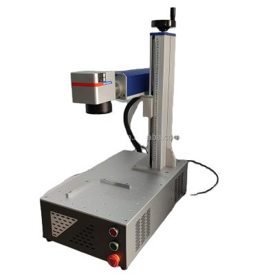 China Deep Marking Fiber UV Metal Engraving Gold And Silver Cutting 50W Laser Marking Machine for sale