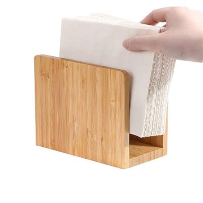 China Primary Color Modern Factory Customized Wood Napkin Holders For Table Top for sale