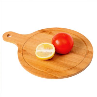 China Wholesale Bamboo Country Pizza Peel Tray Kitchen Wooden Pizza Peel Cutting Board Serving Dish With Handle for sale