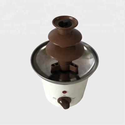 China Household Mini Stainless Steel Home Chocolate Fondue Fountain for sale