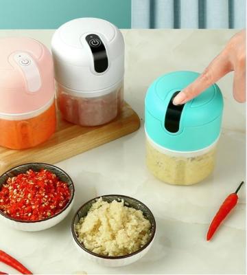 China Sustainable Hot-selling Mini Portable Food Processor Meat Grinder Electric Intelligent Vegetable Cleaver for sale