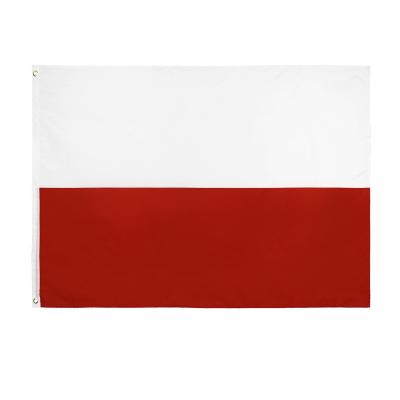 China Custom 2022 Flag Qatar World Cup Flags 100%Polyester 3x5ft Poland Flag For Soccer Fans Flag for sale