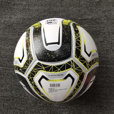 China Size 5 HOT SALE Soft Touch PU Soccer Football Goal Team Match Training Balls League Seamless Fotball for sale