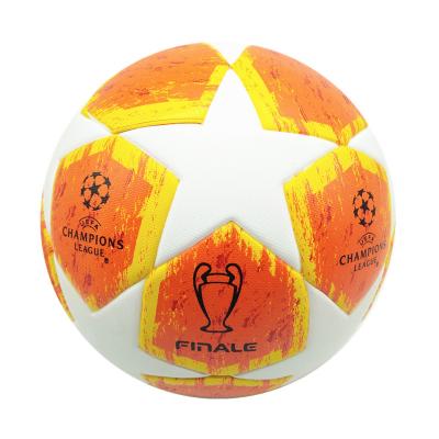 China Official Soft Touch Soccer Ball Size 5 Soccer Balls With LOGO Custom Football For Soccer Training for sale