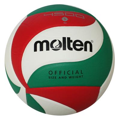 China Soft Touch Size 5 Indoor Custom Logo Molten PU Volleyball M4500 Ball For Match for sale