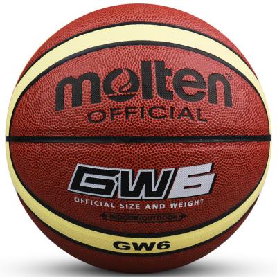 China Basketball Playing Game GW6 Women's Basketball Training Ball Fiba SIZE 6 Official PU Leather Fiba Basketball for sale