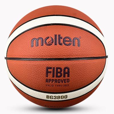 China Wholesale High Quality PU Leather Size 7 BG3800 Basketball Ball Leather Melted Basketball Match for sale