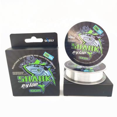 China Strentch Samdely 100m 4.5# Wholesale Bass Momofilament Nylon Fishing Line for sale