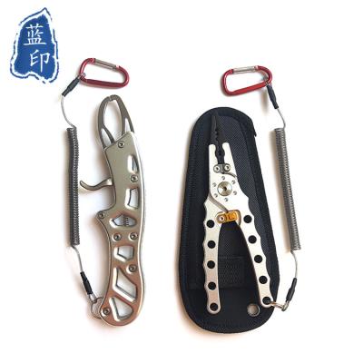 China Stainless Steel Manufacturing Fishing Tools Stainless Steel Lip Handle Control Fishing Pliers Set for sale